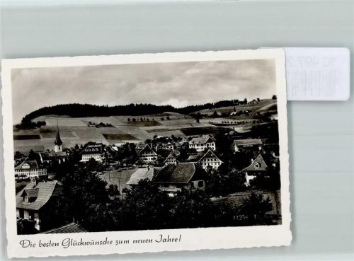 Boden 1939 Kirche Neujahr Foto 10cm x 7cm, rückseitig Haftspuren