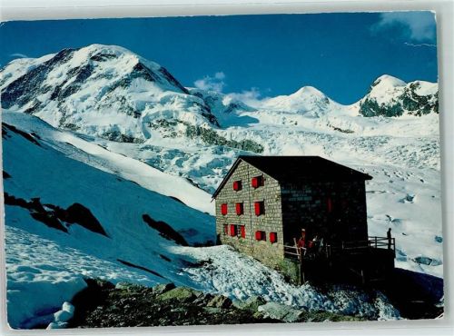 Monte Rosa Hütte Hüttenstempel Leistkamm Castor Pollux