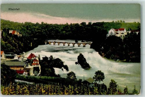 8212 Neuhausen am Rheinfall - 1910 Rheinfall Brücke