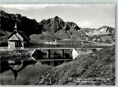 Melchsee-Frutt Melchsee Brücke Kapelle Hohenstollen