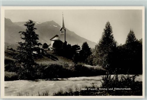 Fiesch Kirche Fiescherbach