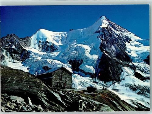 Ayer Cab du Mountet C.A.S. Val d`Anniviers Valais Wellenkuppe Ober Gabelhorn