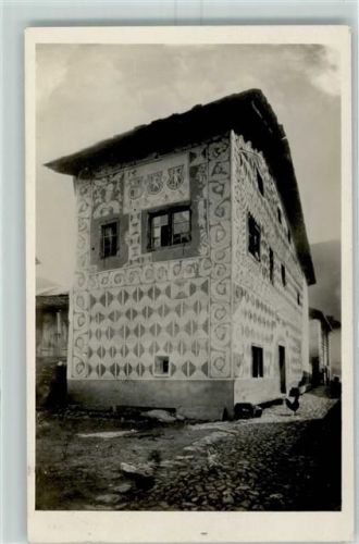 Andeer Sgrafito Haus aus dem Jahre 1501