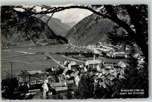 Andermatt 1958 gegen das Urnerloch