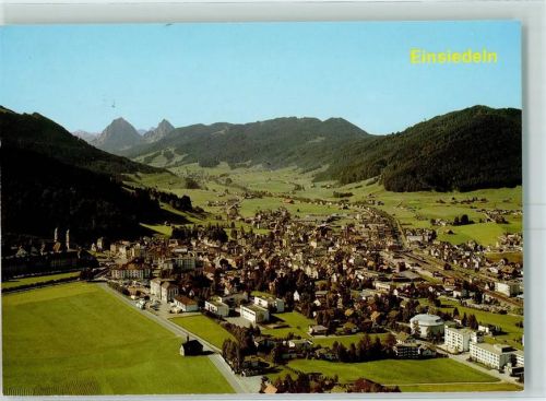 8840 Einsiedeln 1984 - mit Mythen Flugaufnahme