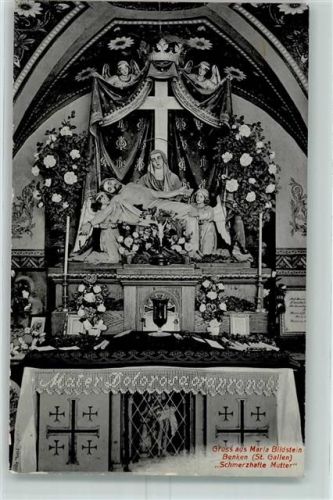 8717 Benken SG - 1909 Ein Ave von Maria Bildstein Schmerzhafte Mutter