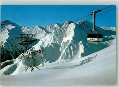 Samnaun Dorf Luftseilbahn Ravaischalp Trida Sattel