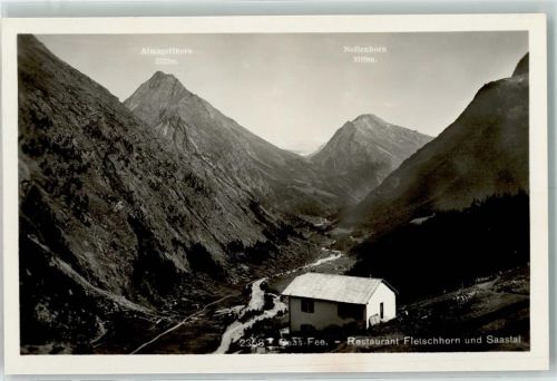 Saas-Fee Gasthaus Fletschhorn Saastal