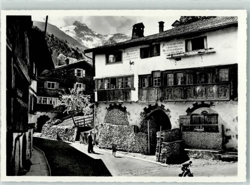 9470 Werdenberg 1967 - Partie im Städtchen Werdenberg bei Buchs mit Margelkopf