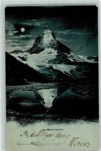 Zermatt 1901 Matterhorn