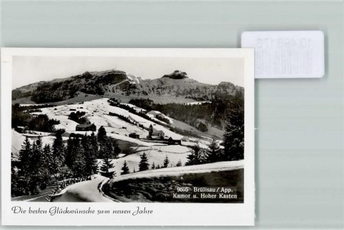 Brülisau Foto 10cm x 7cm Neujahrswünsche Kamor Hoher Kasten