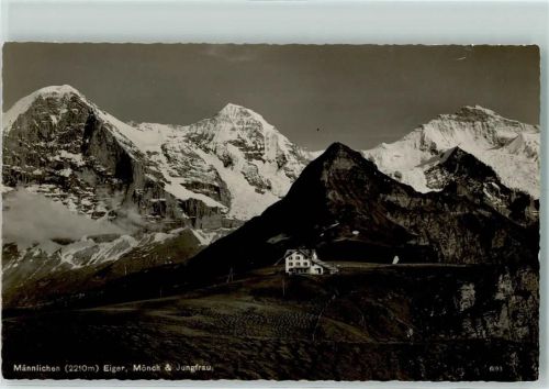 Grindelwald Männlichen Eiger Mönch Jungfrau