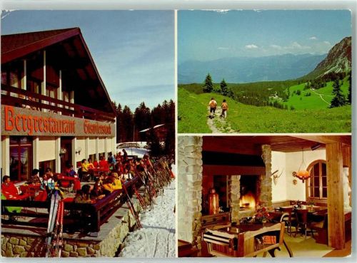 Mörlialp 1977 Berg-Restaurant Giswilerstock Panoramastrasse