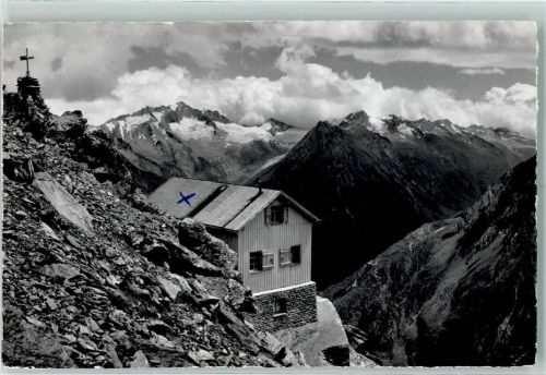 Mischabelhütten Portiergrat Sonnighorn Hüttenstempel