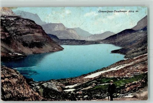 Leukerbad 1912 Gemmipass Daubensee
