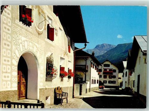 Scuol Bad Scuol-Tarasp-Vulpera Das alpine Heilbad Dorfgasse in Scuol
