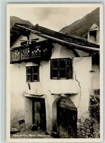Sta. Maria Val Müstair Haus in Sta. Maria Münstertal