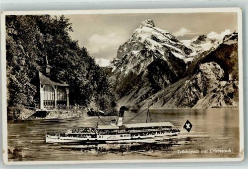 Kriens tellskapelle mit Uriotstock Dampfschiff