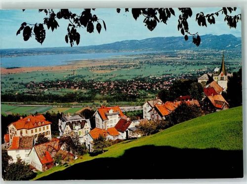 Walzenhausen Blick von der Aussichtsterrasse Bodensee