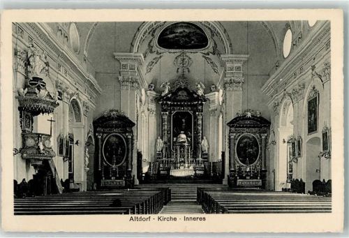 Altdorf UR Kirche Inneres