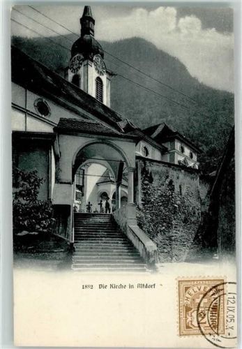 Altdorf UR 1905 Kirche