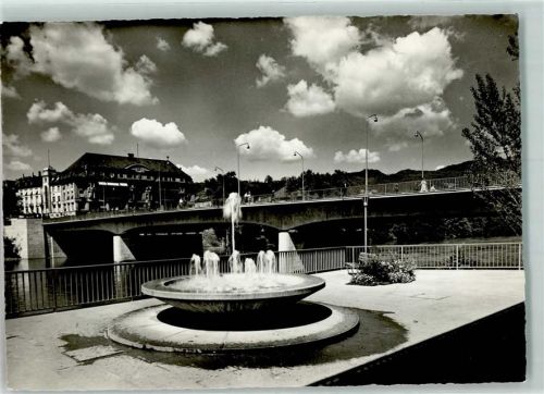 Olten Neue Brücke Bahnhofbrunnen