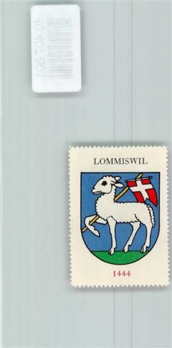 Lommiswil Vignette Wappen Kaffee Hag 1920-1940 Schaf