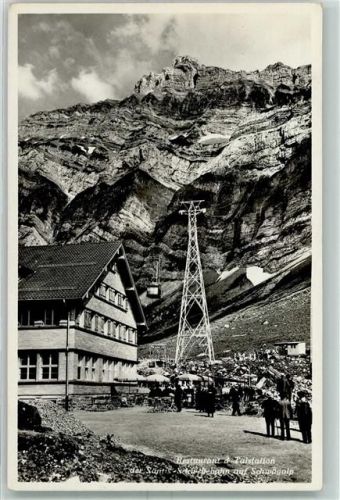 Schwägalp Schwebebahn Talstation Gasthaus