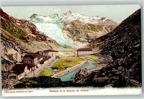 Oberwald Rhonegletscher Gletsch