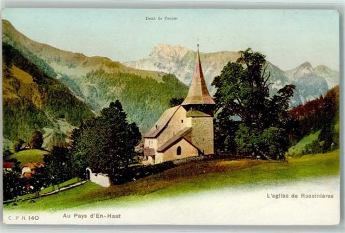 Rossinière Dent de Corjon Kirche