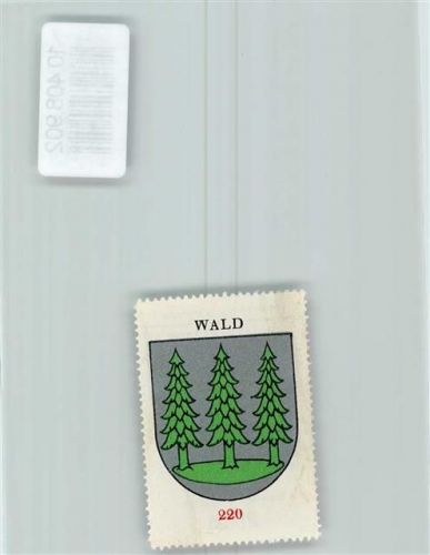 Wald ZH Vignette Wappen Kaffee Hag ca 1920-1940 Tannenbaum