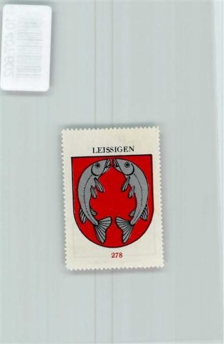 Leissigen Vignette Wappen Kaffee Hag 1920-1940 Fische