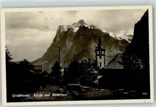 Grindelwald Kirche Wetterhorn