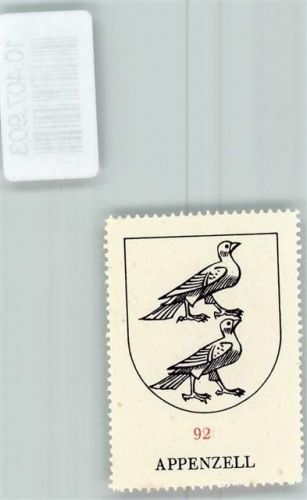 Appenzell Vignette Wappen Kaffee Hag ca 1920-1940