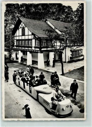 Zürich Landesausstellung 1939 Elektro Bahn beim Landgasthof
