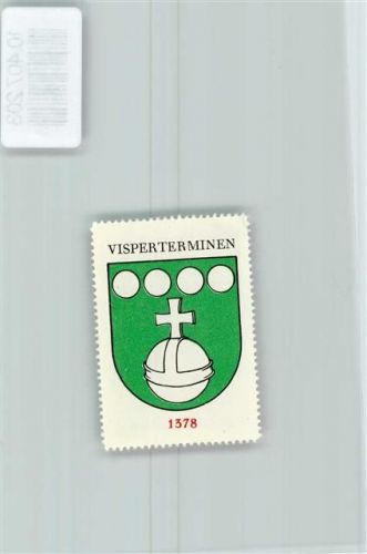 Visperterminen Vignette Wappen Kaffee Hag 1920-1940 Reichsapfel