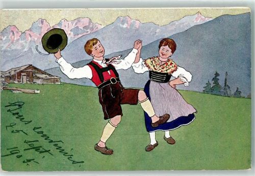 1906 Tanz auf der Alp
