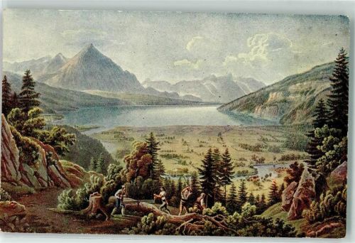 Interlaken Ansicht von Interlaken Gabriel Lory jun