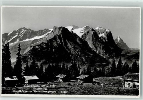 Gummenalp Engelhörner Wetterhorngruppe Eiger