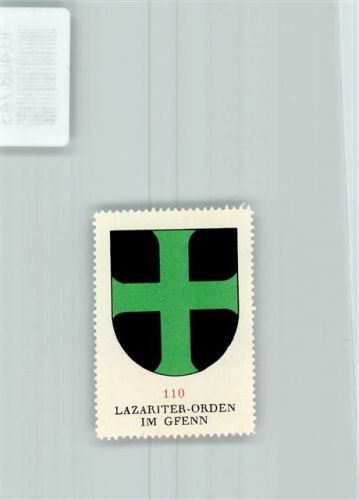 Dübendorf Vignette Wappen Kaffee Hag ca 1920-1940 Lazariterorden Gfenn