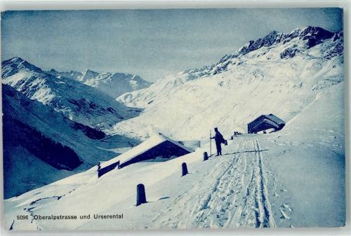 Oberalp 1912 Urserental Winter
