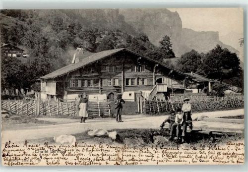 Carouge GE 1906 Chalet Bernois Ort lt. Stempel