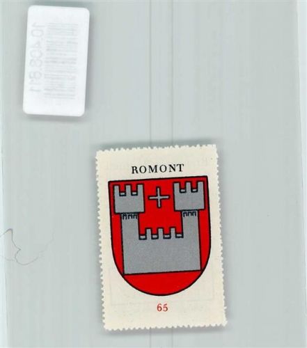 Romont FR Vignette Wappen Kaffee Hag ca 1920-1940 Burg