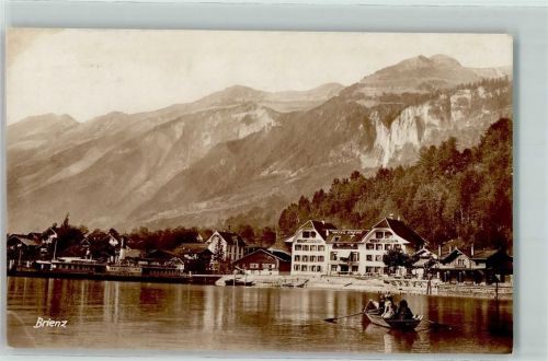Brienz BE Hotel Kreuz Ruderboot