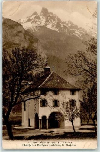 St-Maurice Champ des Martyres Thebeens la chapelle Verollier