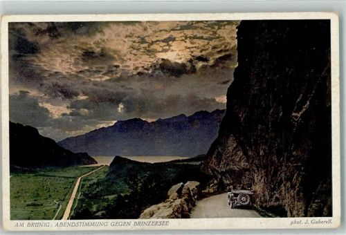 Brünig Abendstimmung Cabriolet