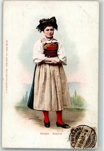 1903 Aargauer Trachtenfrau