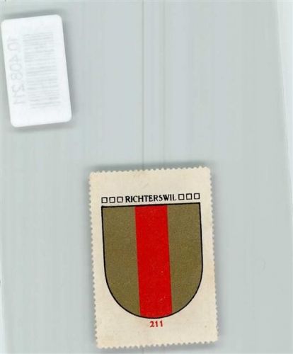 Richterswil Vignette Wappen Kaffee Hag ca 1920-1940