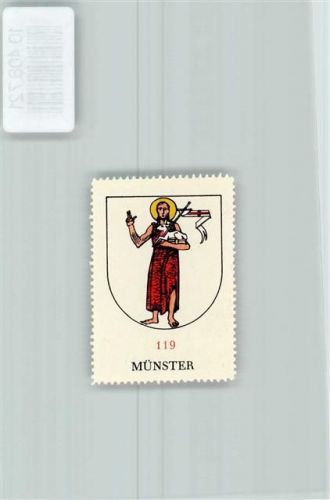 Münster VS Vignette Wappen Kaffee Hag ca 1920-1940