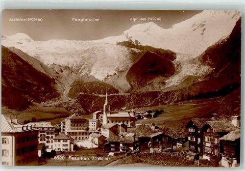 Saas-Fee Allalinhorn Alphubel Feegletscher